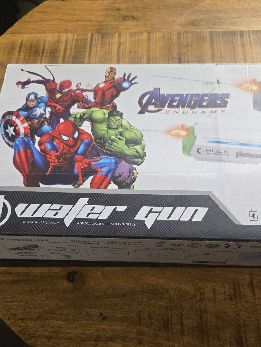 Avenger Water Gun Toy - White & Green